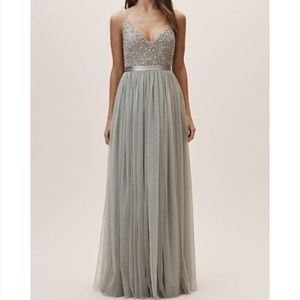 BHLDN Avery Dress in Morning Mist size 4